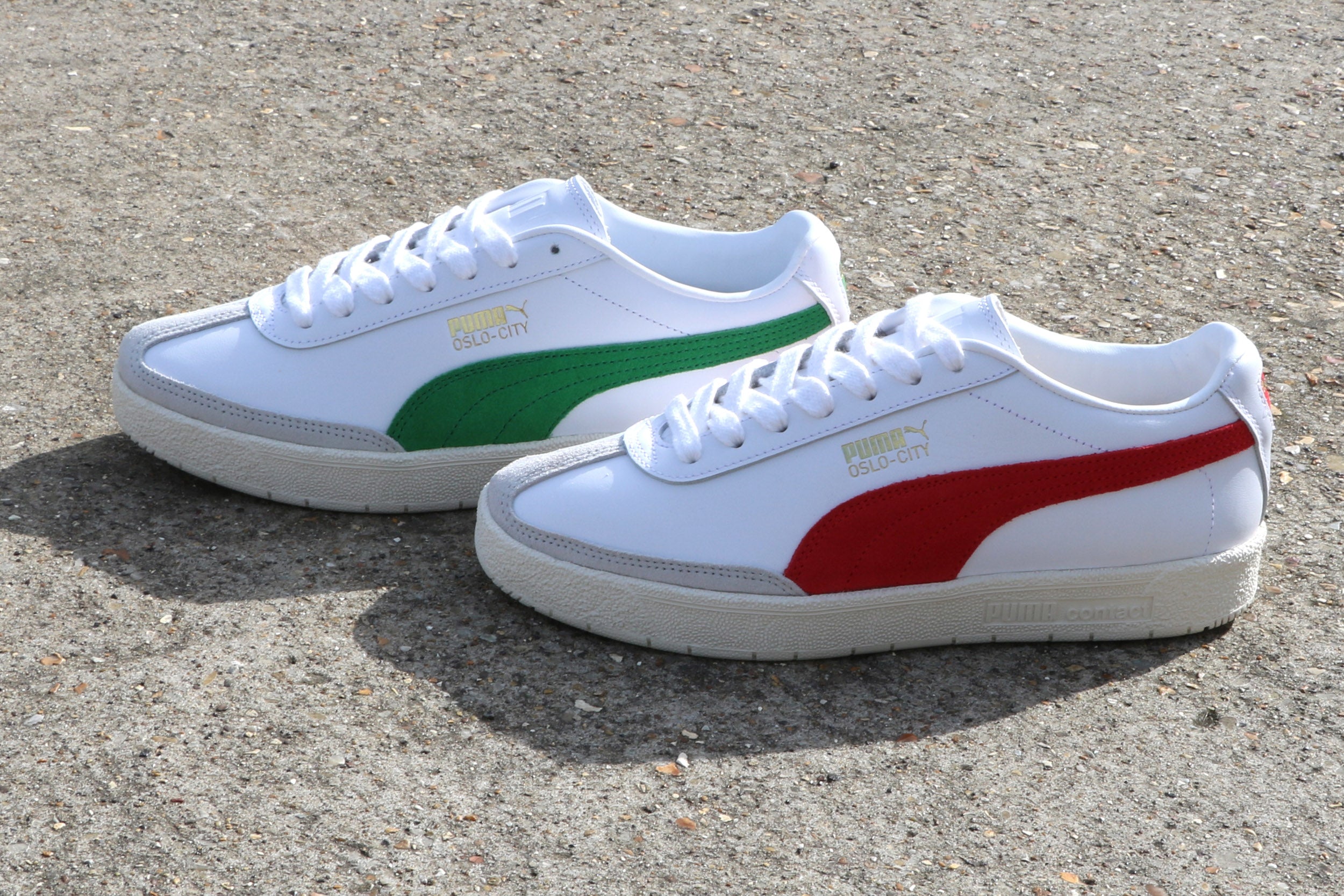 Puma Oslo City White Low-Top Athletic Sneakers Puma Oslo City Trainers - White – Stuarts London main image 4