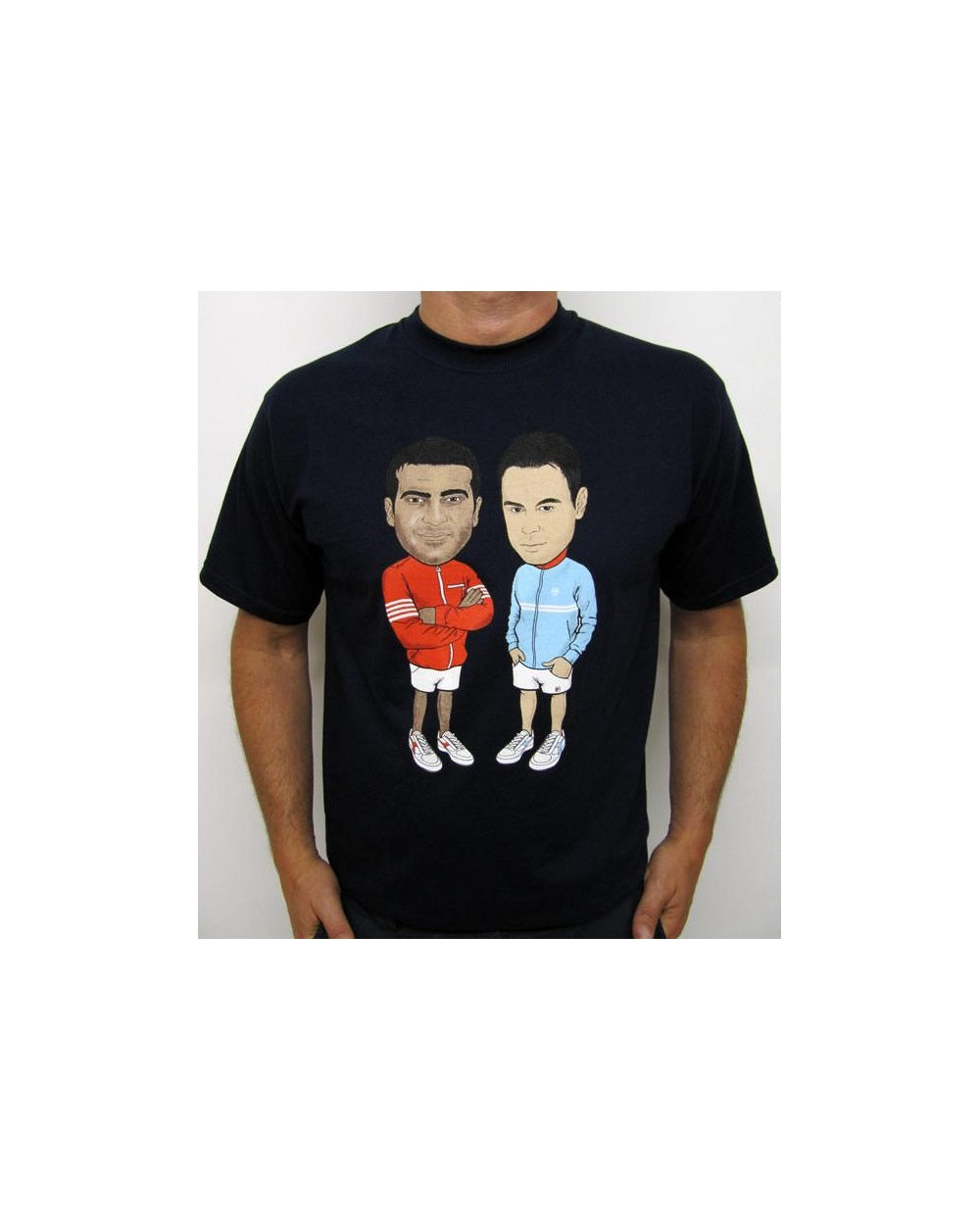 80s Casual Classics The Business Illustration T-shirt Navy