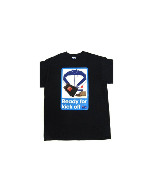 80s Casual Classics 80s Casual Classics Ready For Kick Off T-shirt Navy