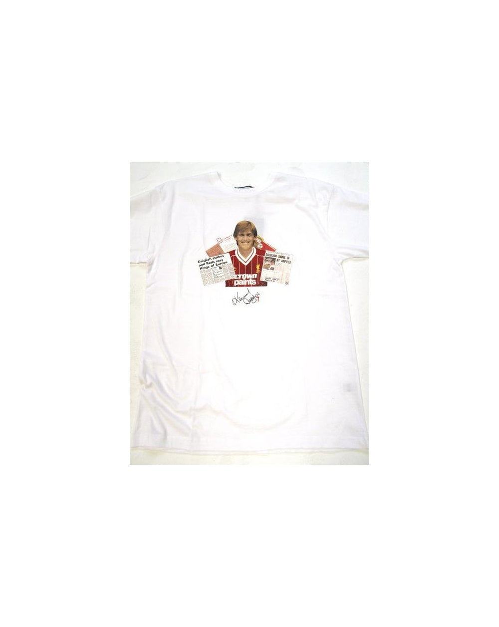 80s Casuals King Kenny Dalglish T-shirt White