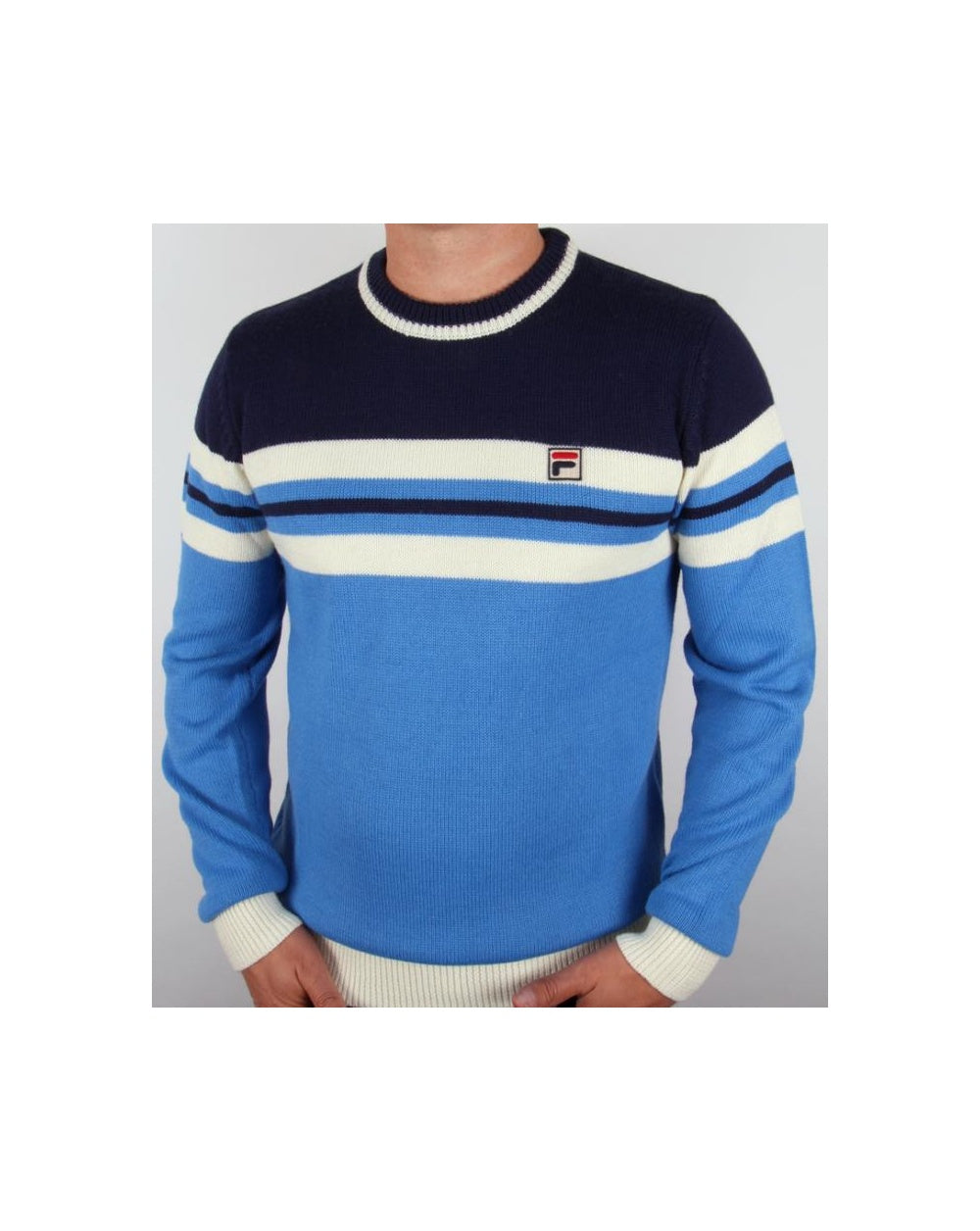 Fila Vintage Martelli Jumper Ocean Blue