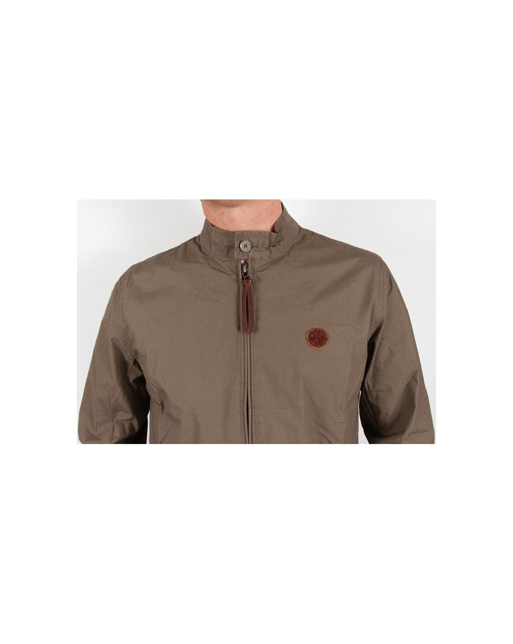 Pretty Green Kingsway Harrington Khaki Green