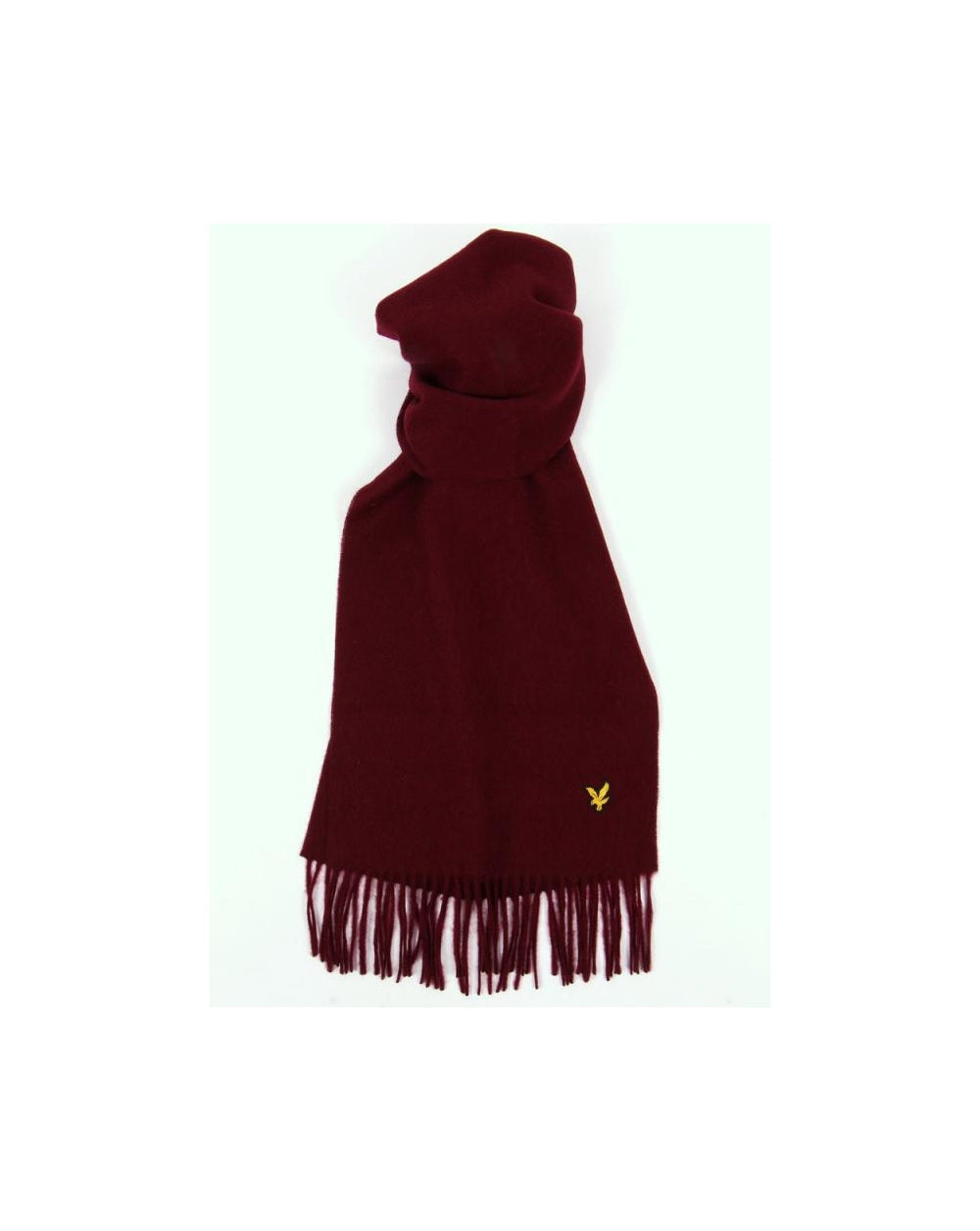 Lyle And Scott Lambswool Scarf Claret Jug