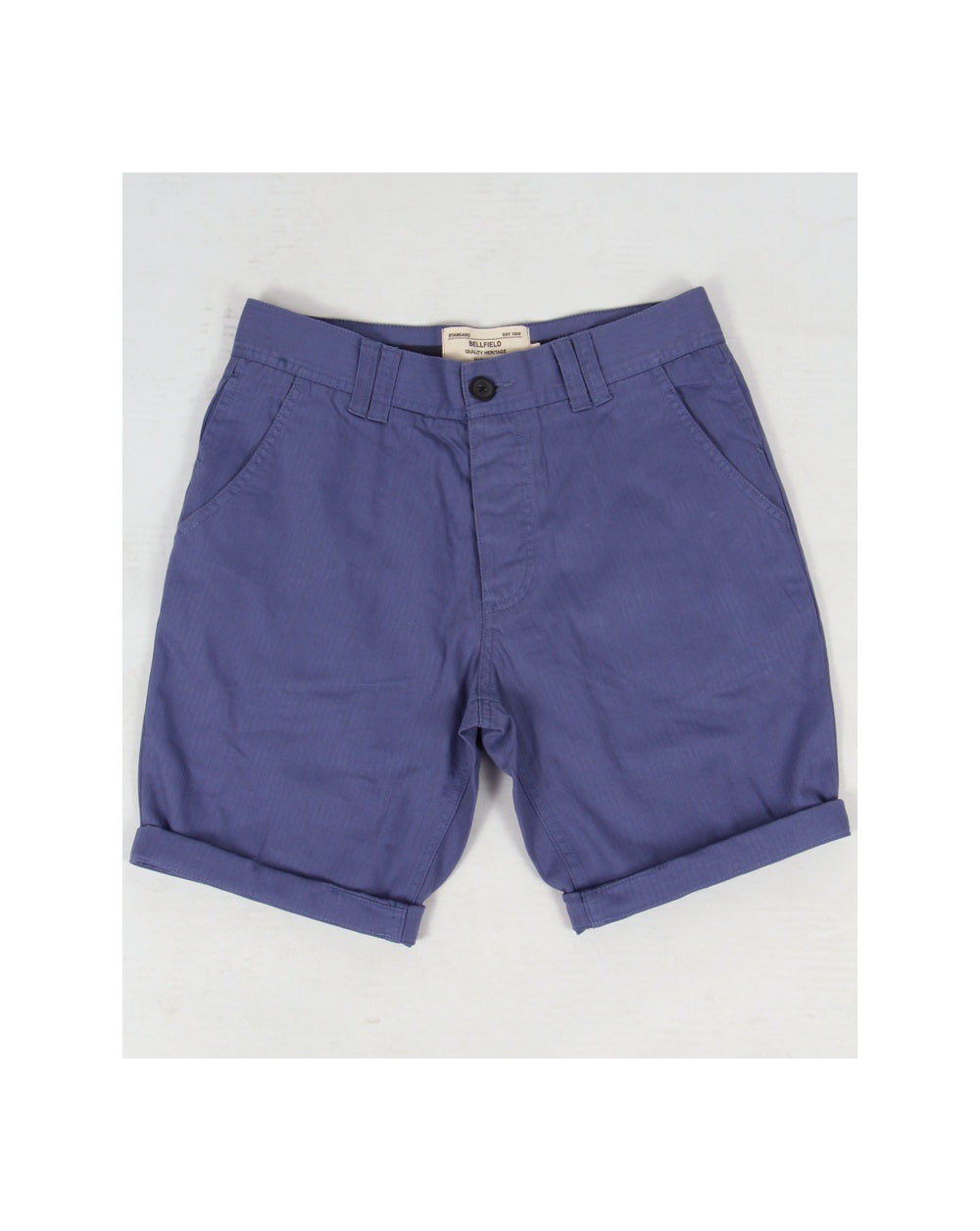 Bellfield Chino Shorts Washed Blue