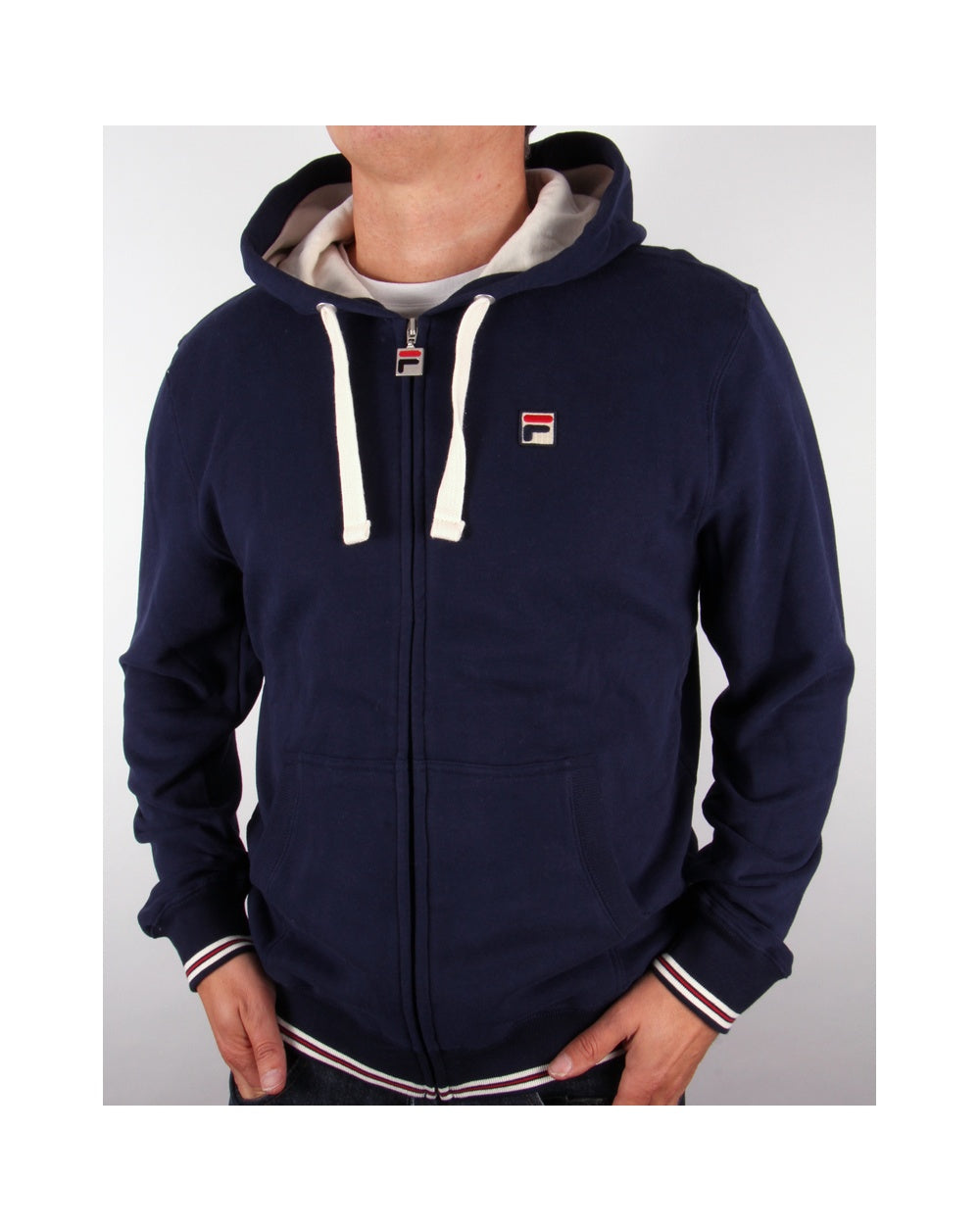 Fila Vintage Merlo Fz Hoodie Navy