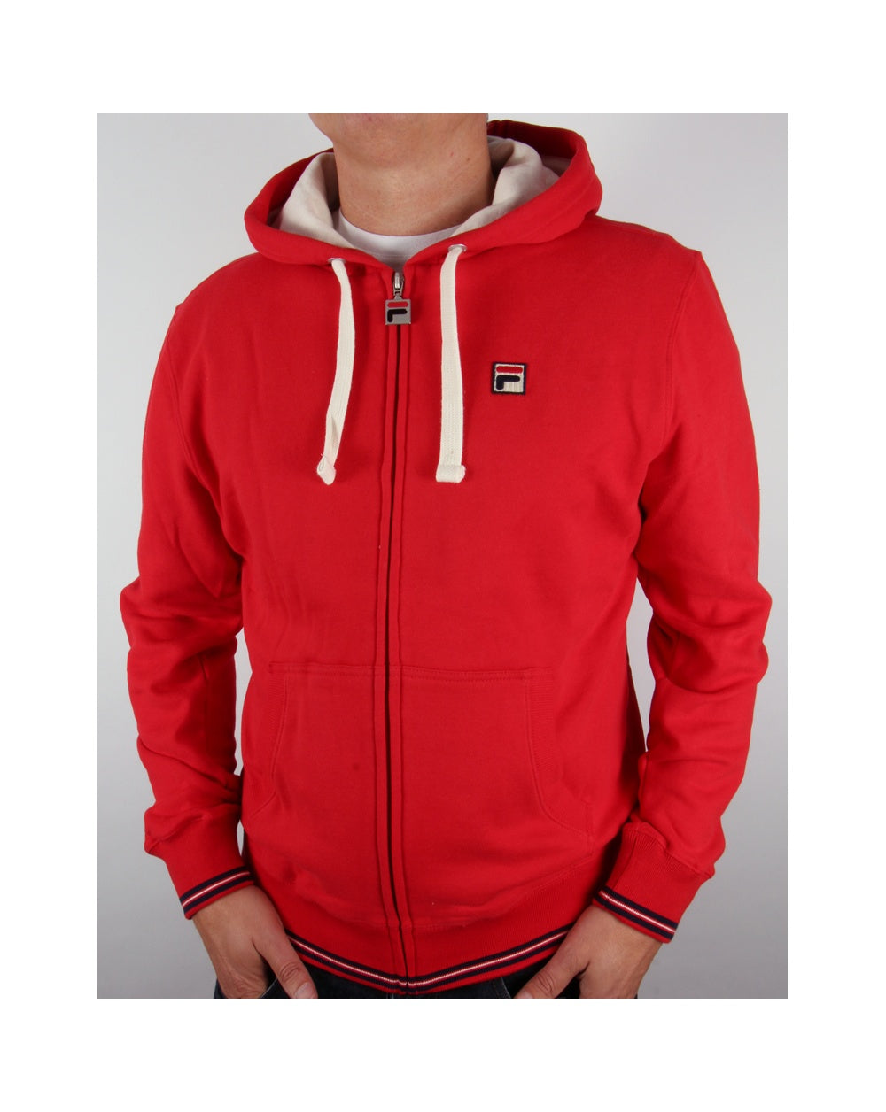 Fila Vintage Merlo Fz Hoodie Red