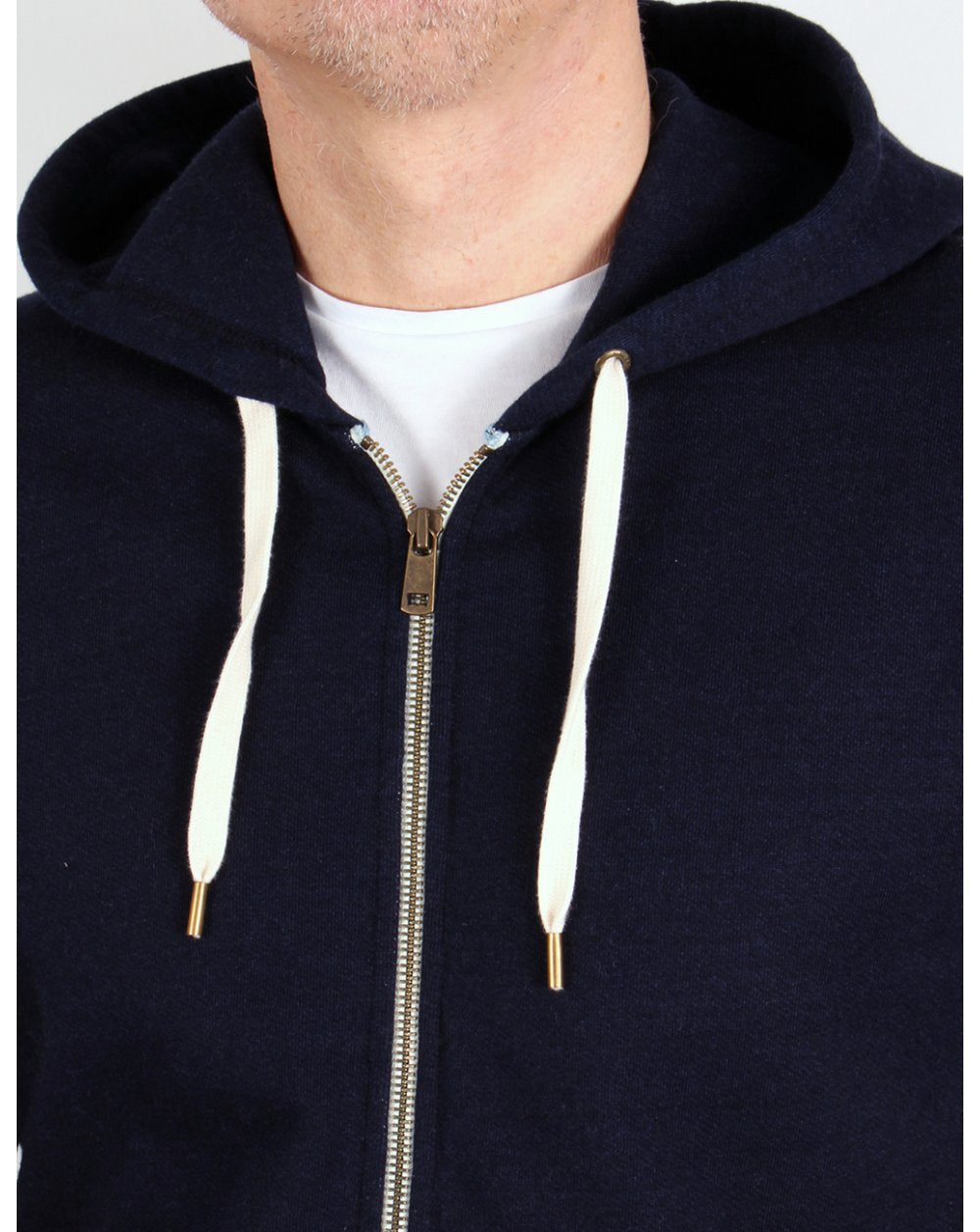 Levis Original Zip Up Hoody Navy Blue