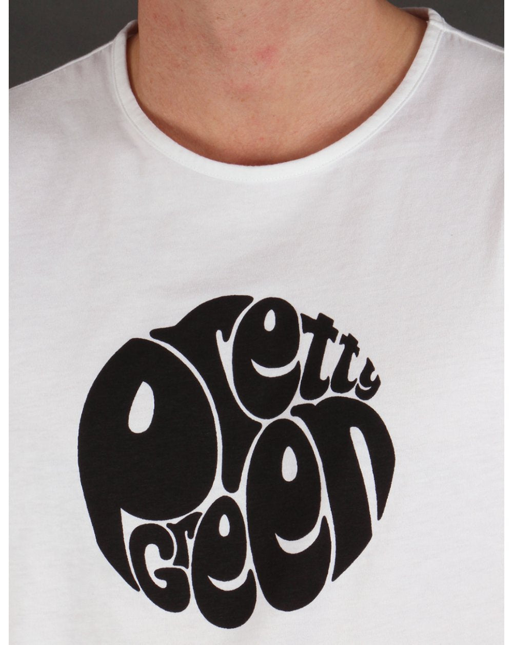 Pretty Green Eastfields Logo T-shirt White