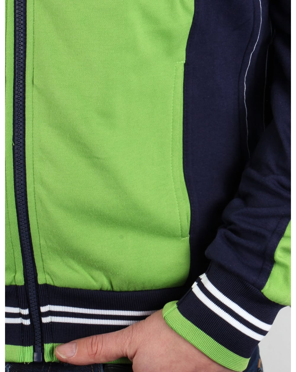 Fila Vintage Mk1 Settanta Track Top Kiwi Green/navy