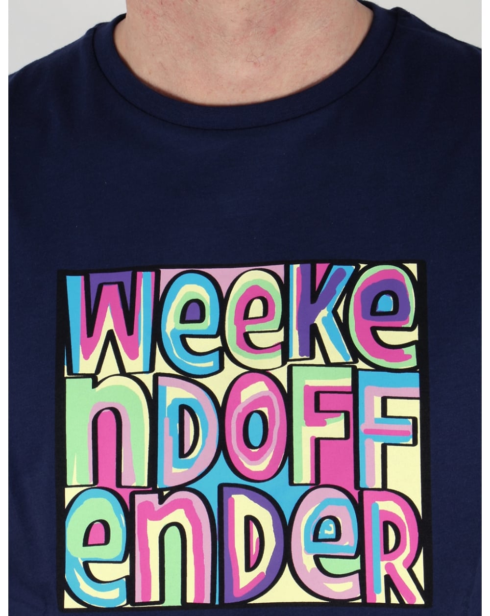 Weekend Offender Mad Cyril T-shirt Navy