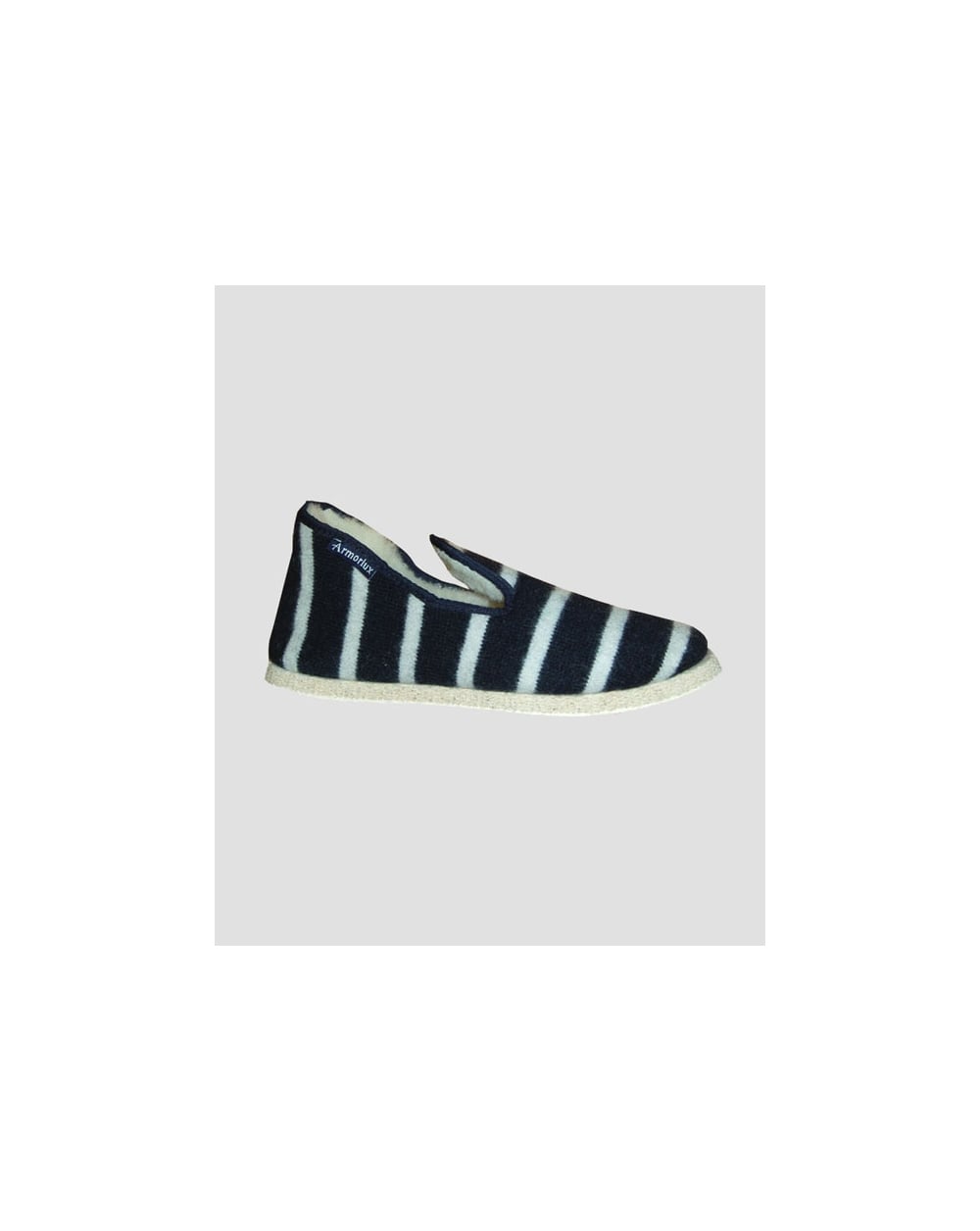 Armor-lux Wool Slippers Navy/ecru