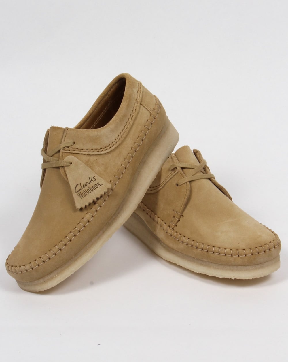 Clarks Originals Weaver Suede Shoes Maple