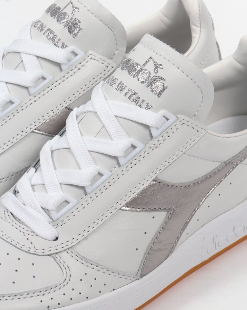 Diadora Borg Elite Trainers White/Silver