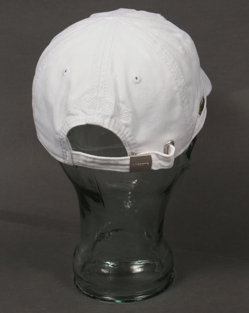Lacoste Gabardine Baseball Cap White