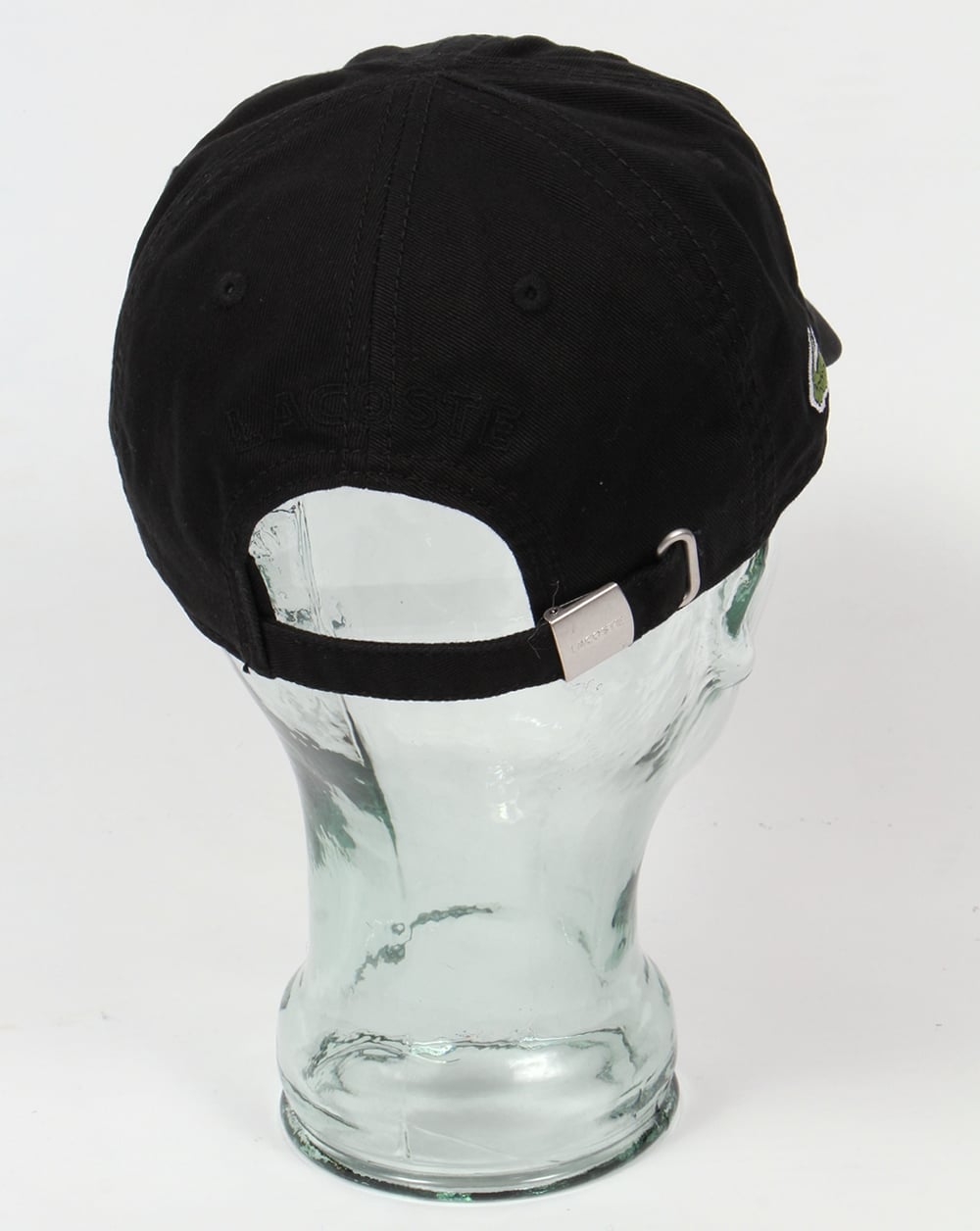 Lacoste Gabardine Baseball Cap Black