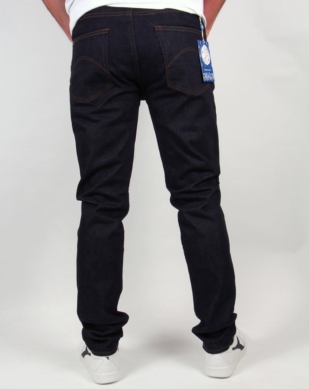 Pretty Green Erwood Slim Fit Jeans Rinse Dark Wash