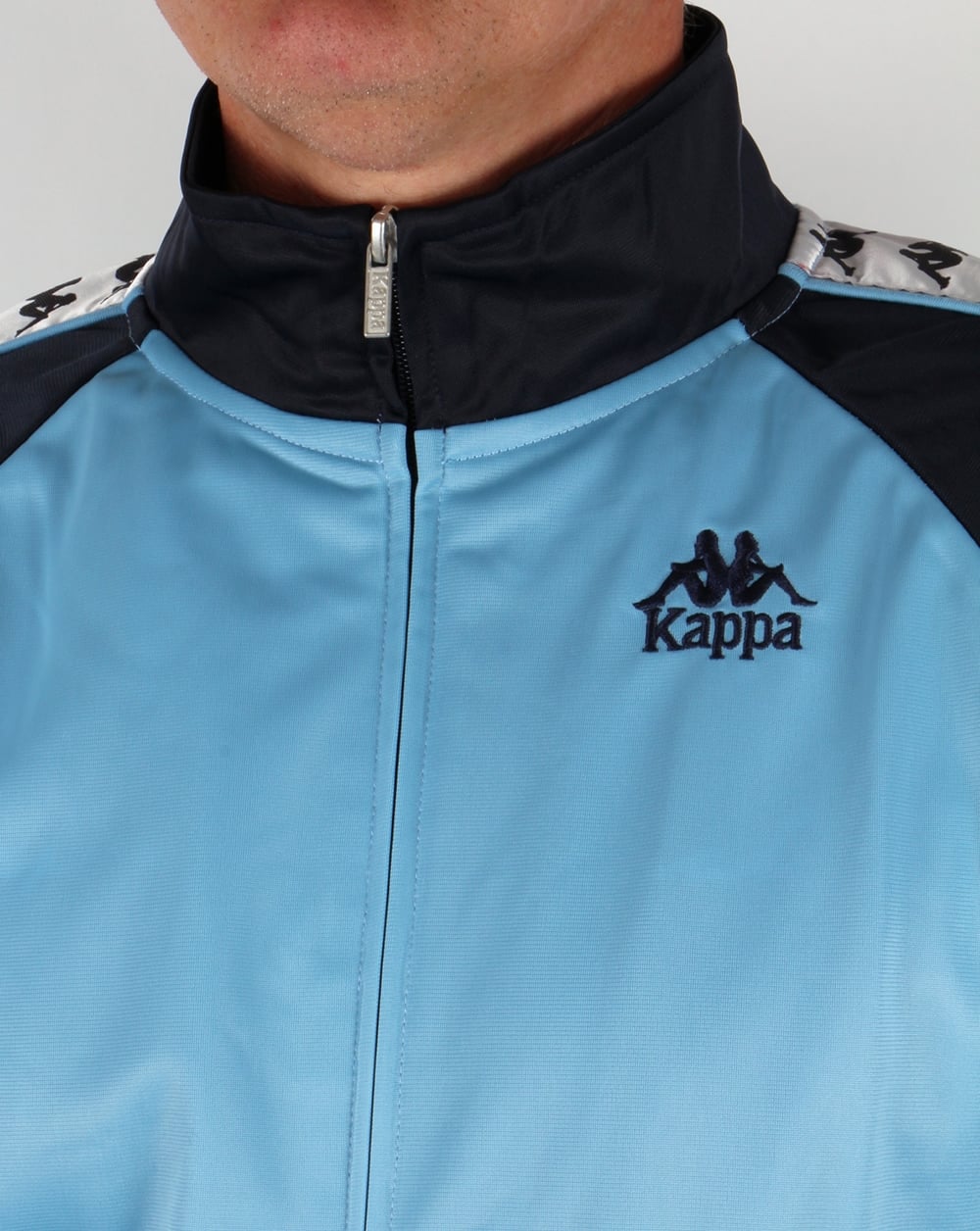 Robe Di Kappa Britannia Track Top Sky Blue/Navy