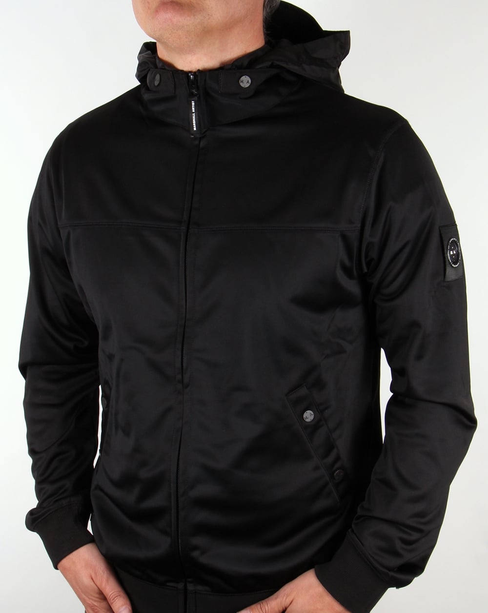 Marshall Artist Tricot Track Top Black