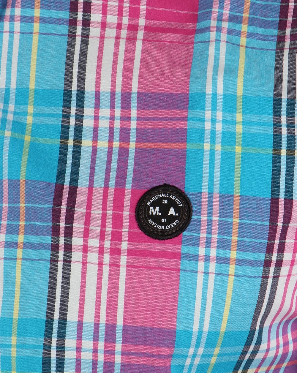 Marshall Artist Madras Check Shirt Magneta