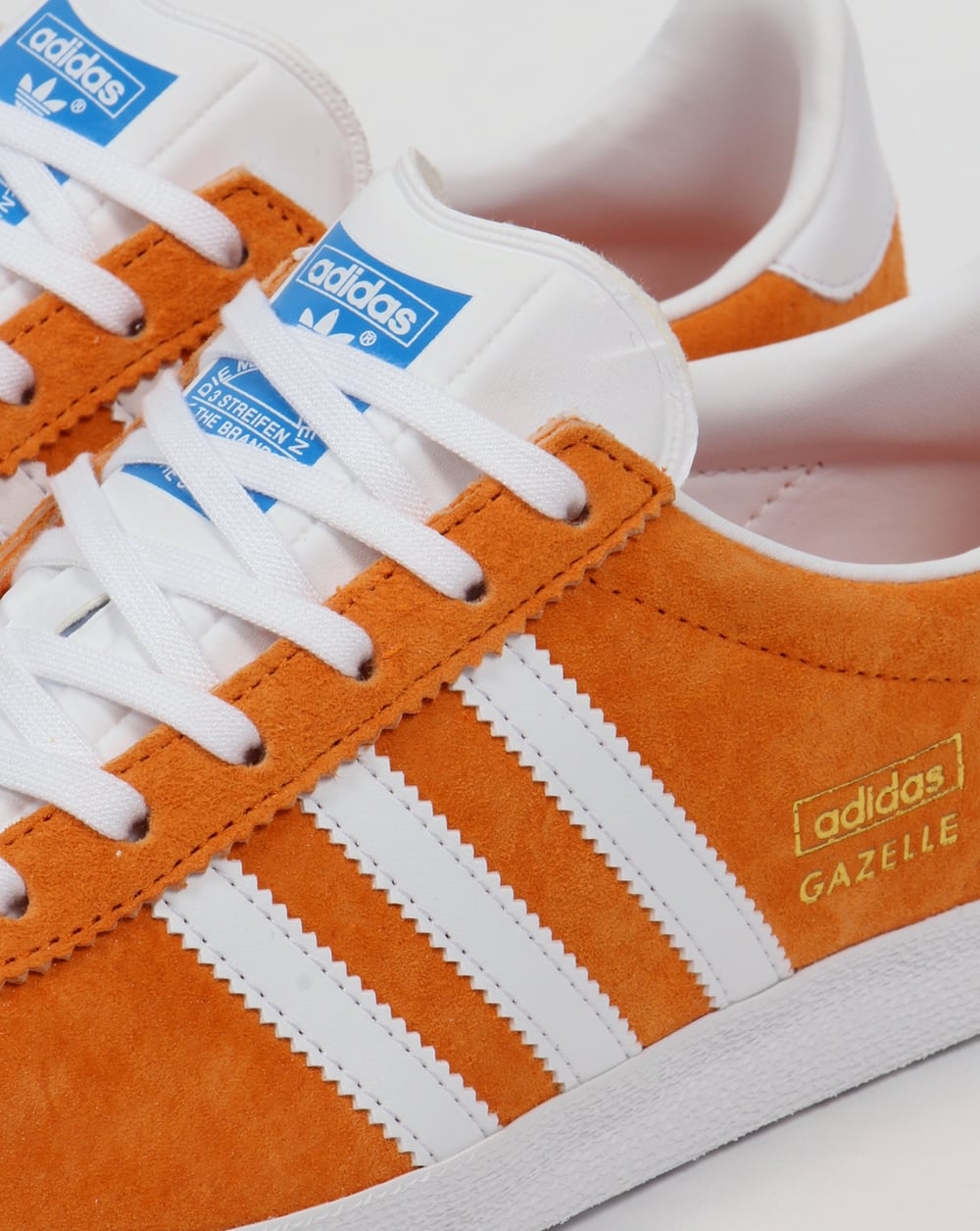 Adidas Gazelle OG Trainers Bright Orange/White