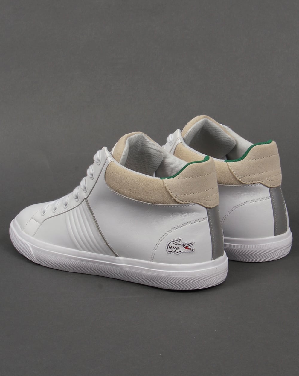 Lacoste Fairlead Mid Trainers White