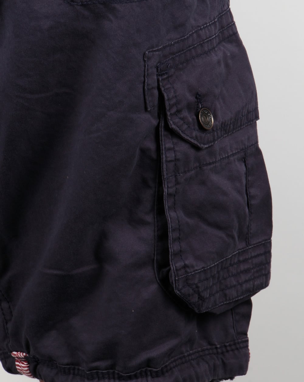 Ringspun Combat Shorts Navy Blue