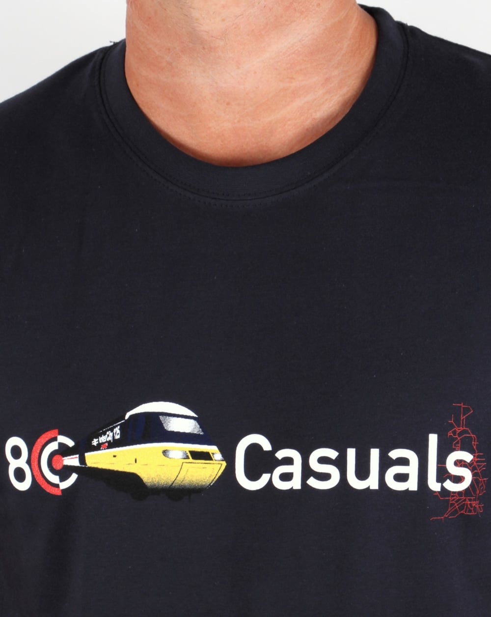 80s Casuals Inter City T-shirt Navy