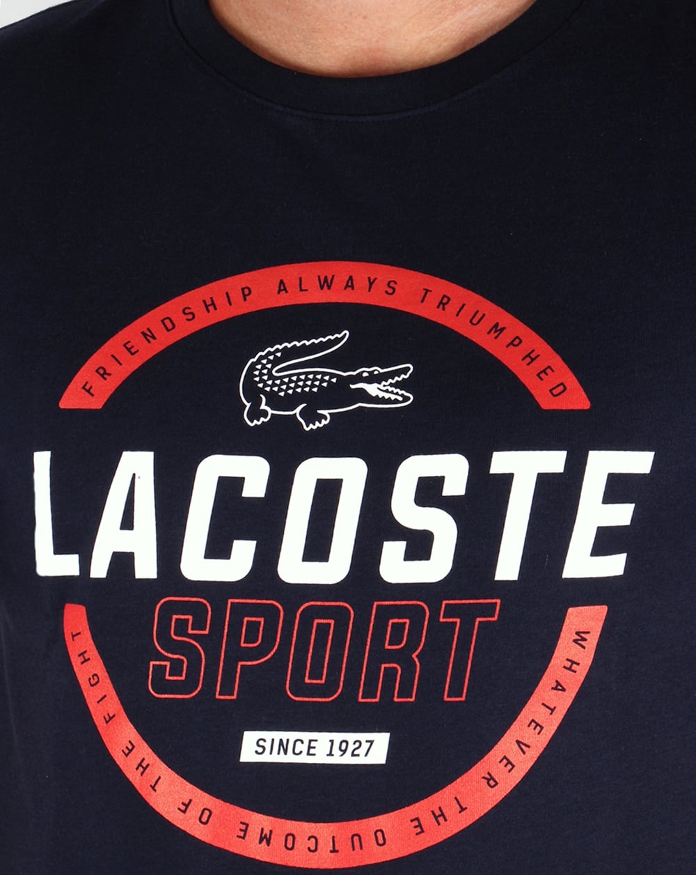 Lacoste Friendship Logo T-shirt Navy