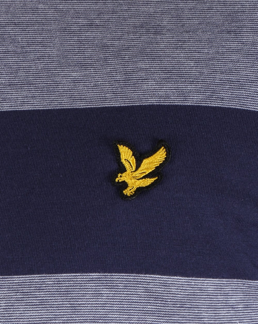 Lyle And Scott Wide Stripe T-shirt Navy