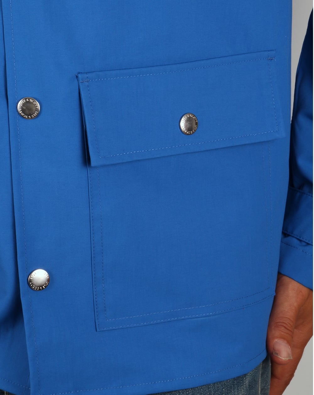 Lyle And Scott Raincoat Lake Blue
