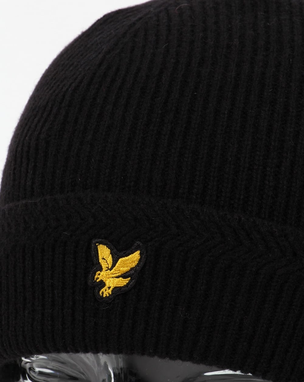 Lyle And Scott Ribbed Beanie Black