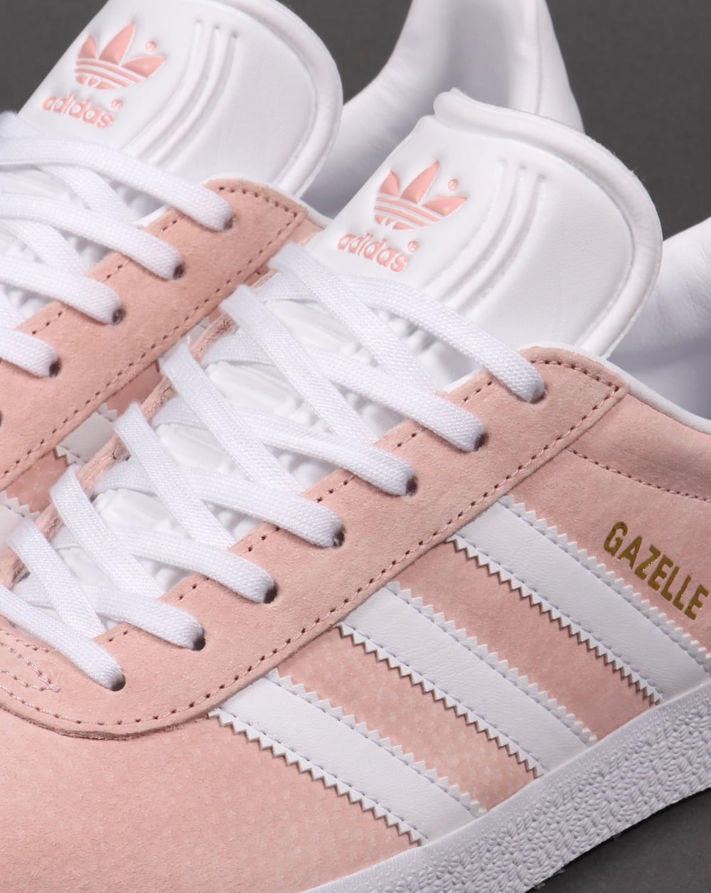 Adidas Gazelle Trainers Light Pink/White