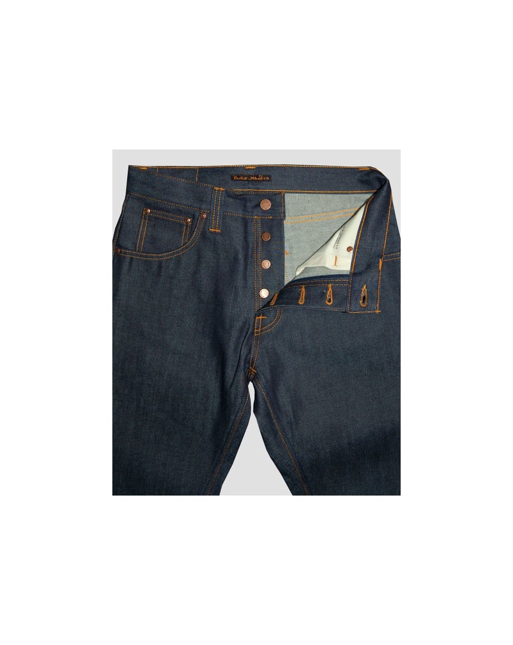 Nudie Jeans Steady Eddie Organic Tonal Dry Navy