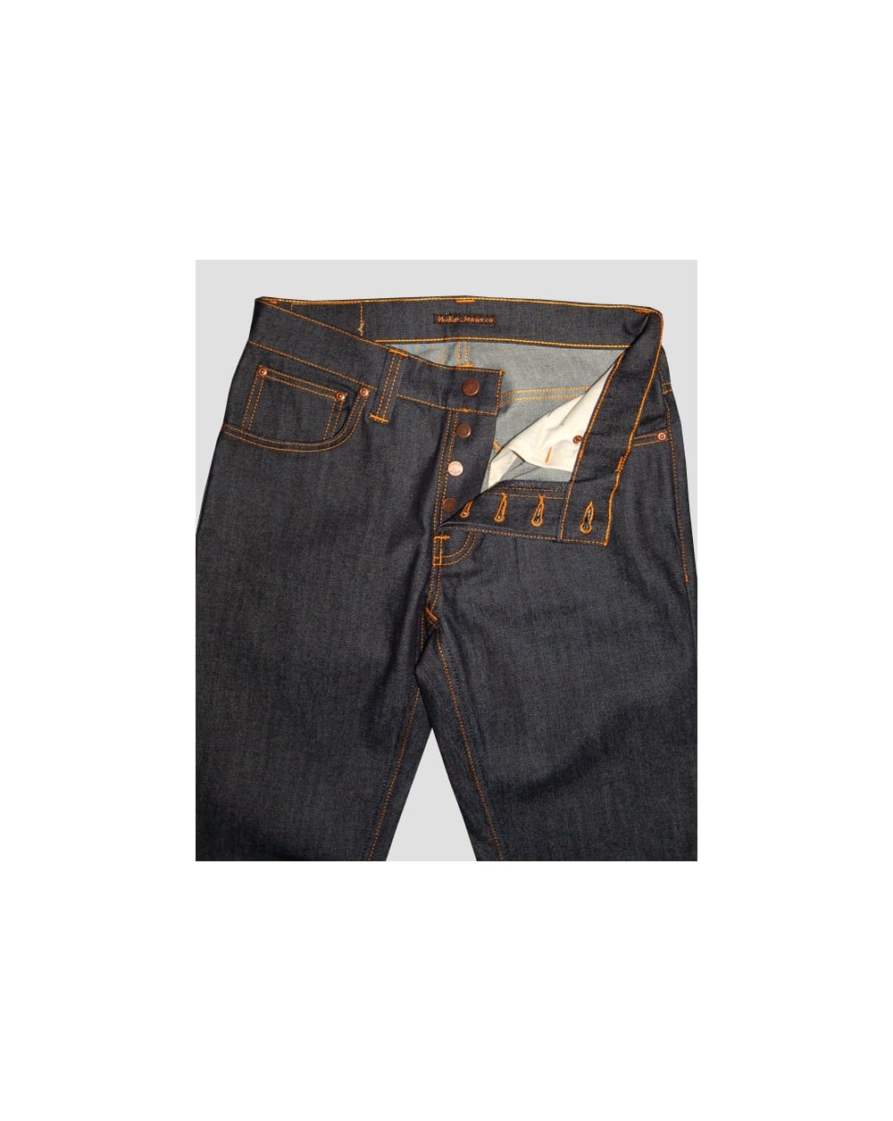 Nudie Jeans Grim Tim Organic Dry Navy