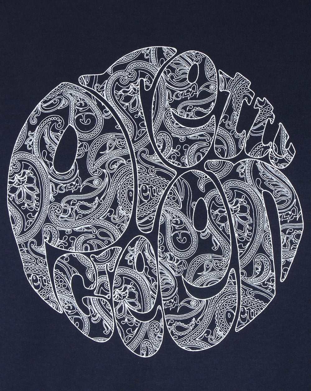 Pretty Green Linear Logo T-shirt Navy