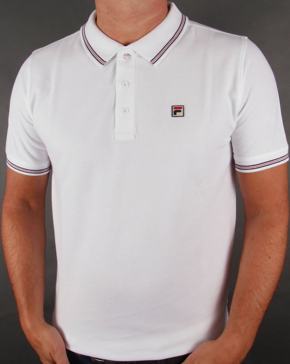 Fila Vintage Matcho 3 Polo Shirt White
