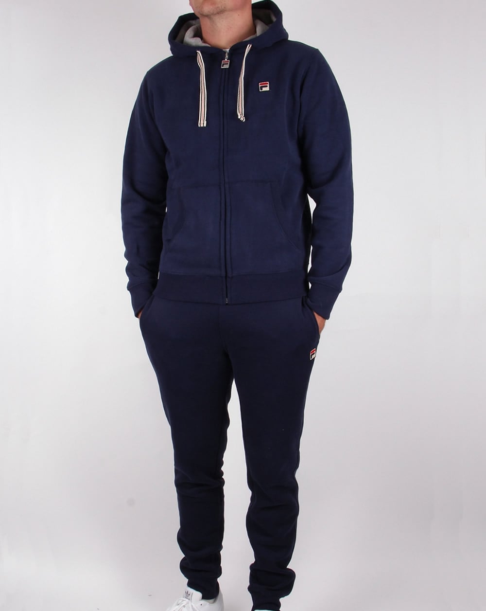 Fila Vintage Hoodie Navy