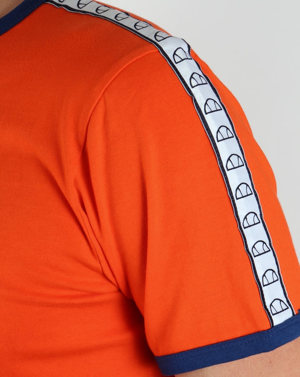 Ellesse Agosti Ringer T-shirt Red Orange