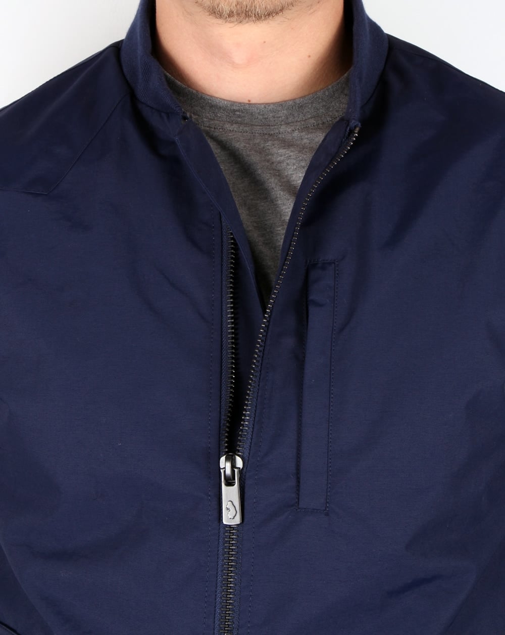 Luke Nation Long Length Jacket Navy