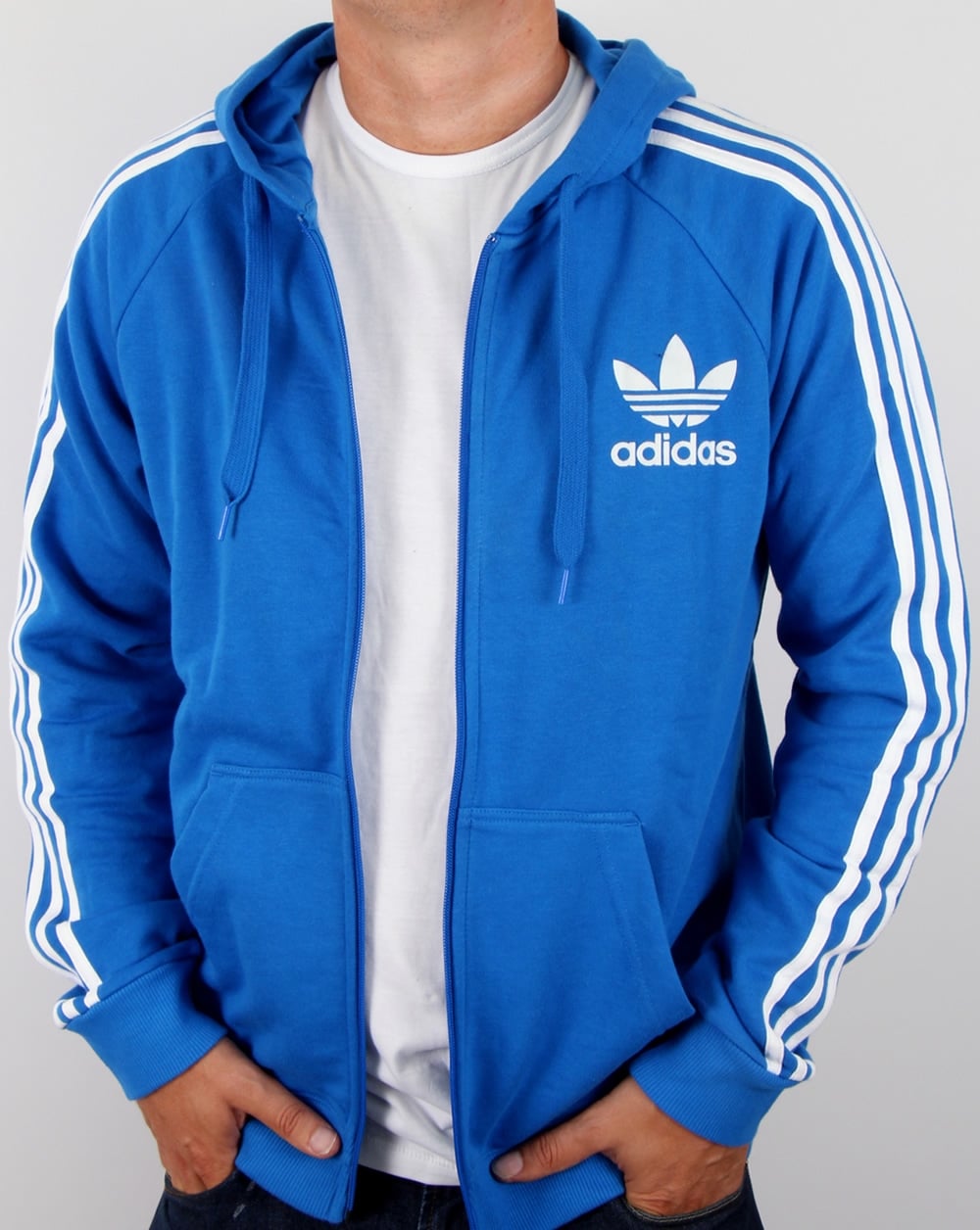 Adidas Originals California Full Zip Hoody Bluebird