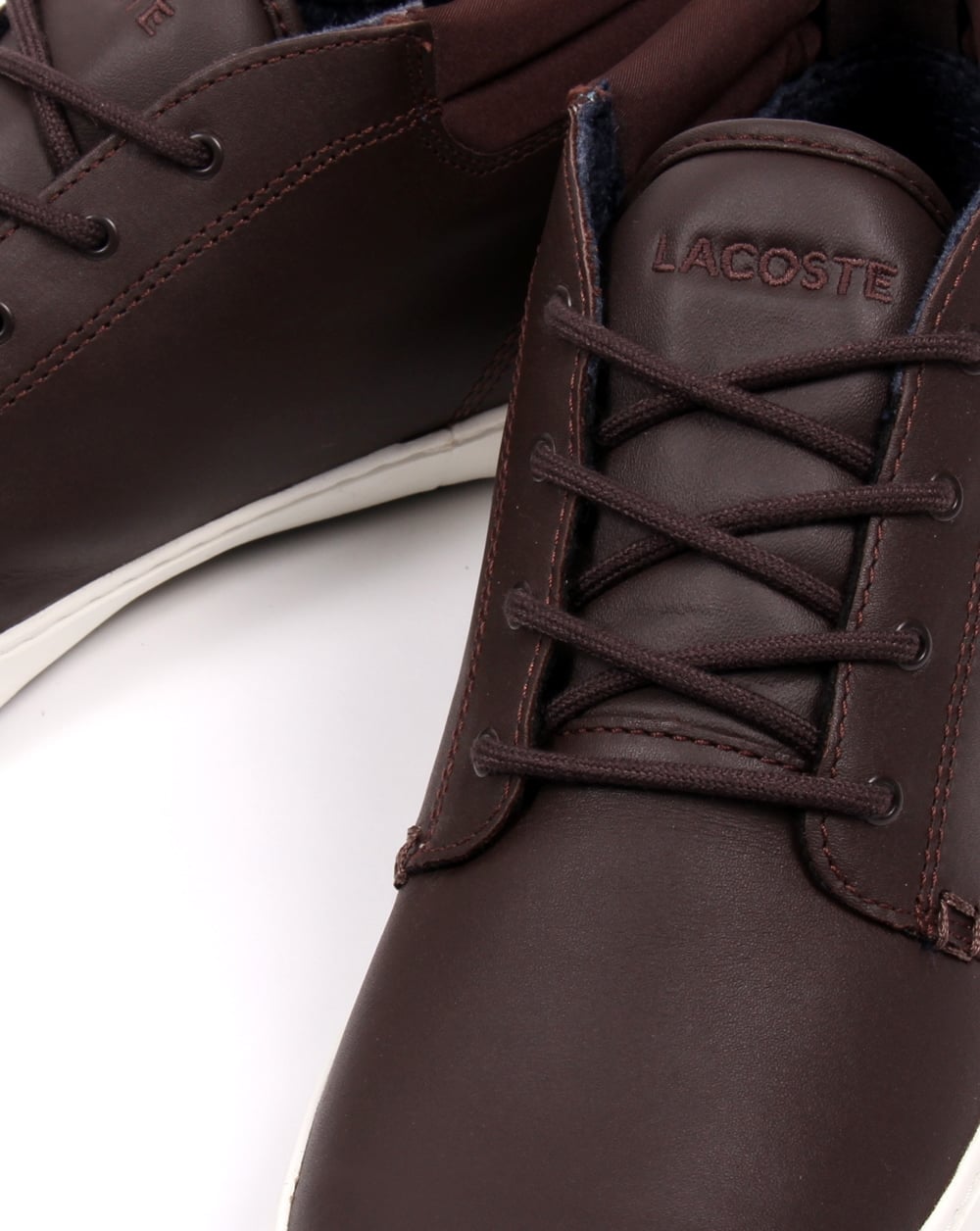 Lacoste Ampthill Terra Boots Brown Leather