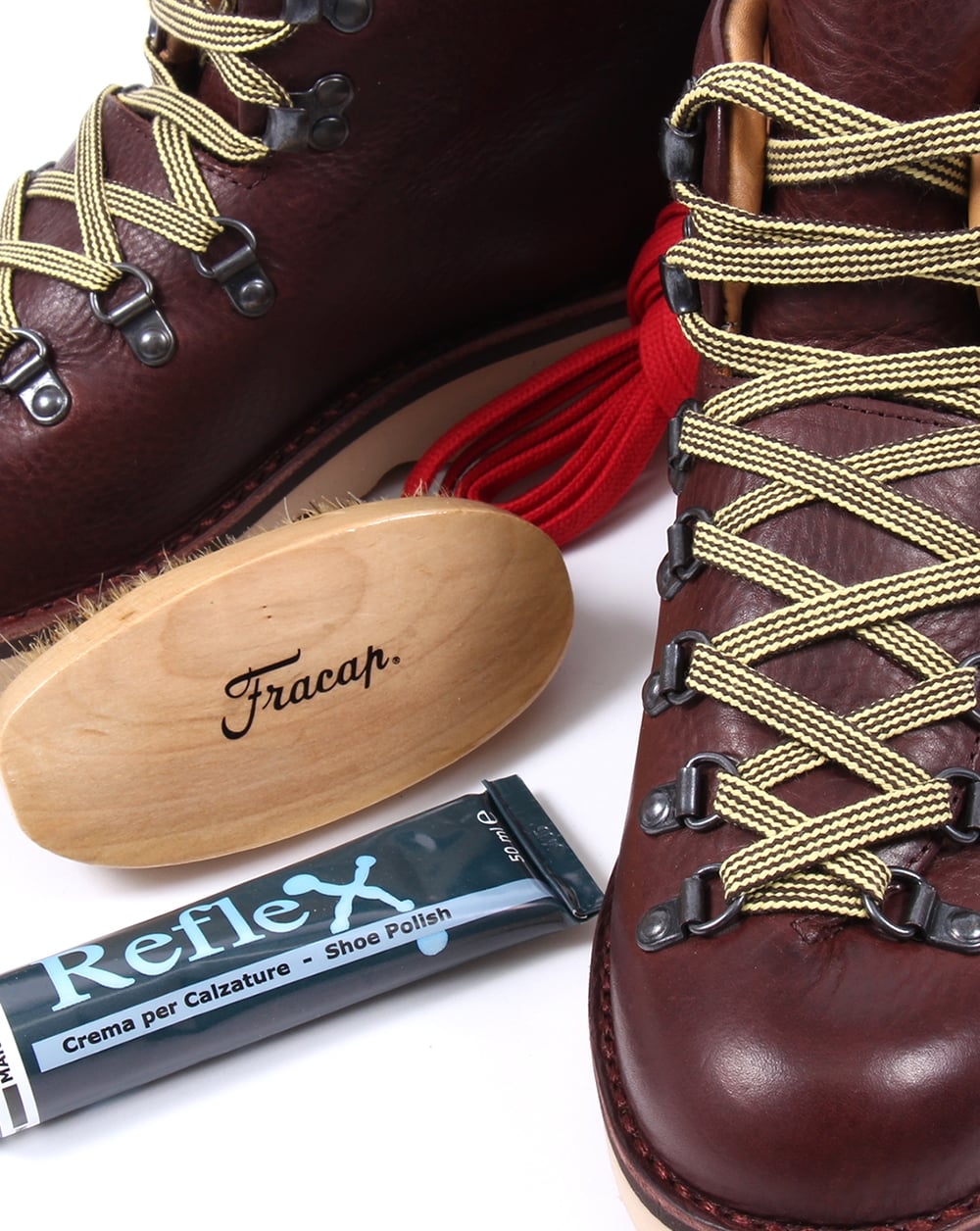 Fracap M120 Scarponcini Leather Boots Dark Brown