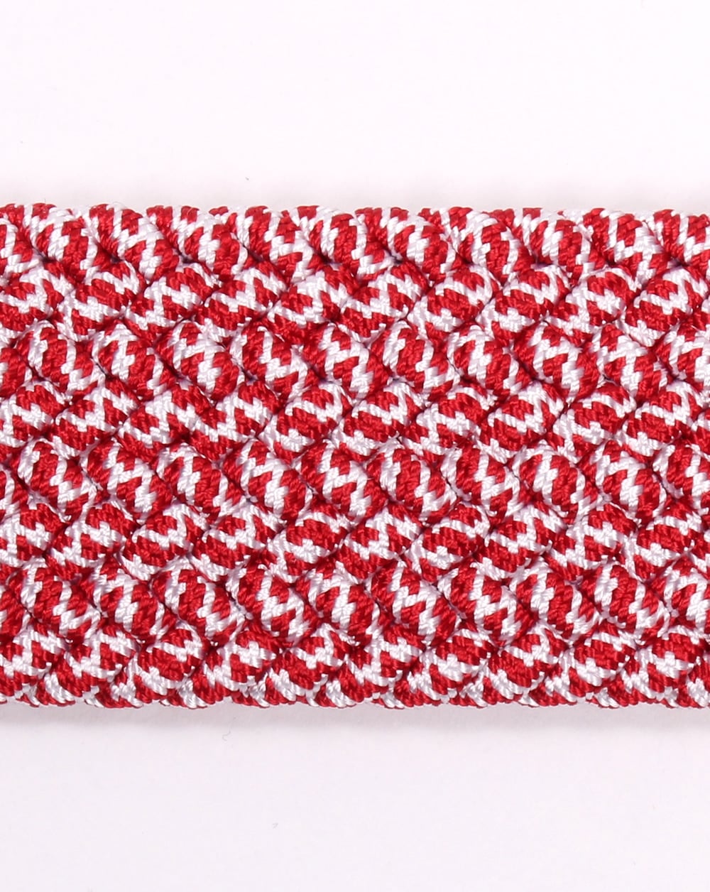 Andersons Woven Leather Trim Belt Red