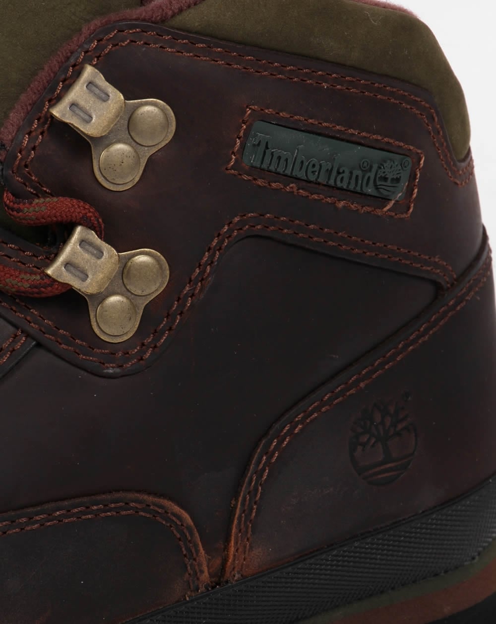 Timberland Euro Leather Hiker Boots Brown Smooth