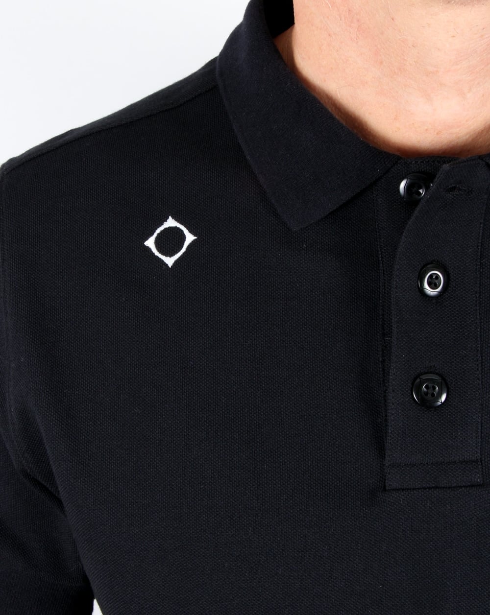 Ma.strum Pique Polo Shirt Dark Navy