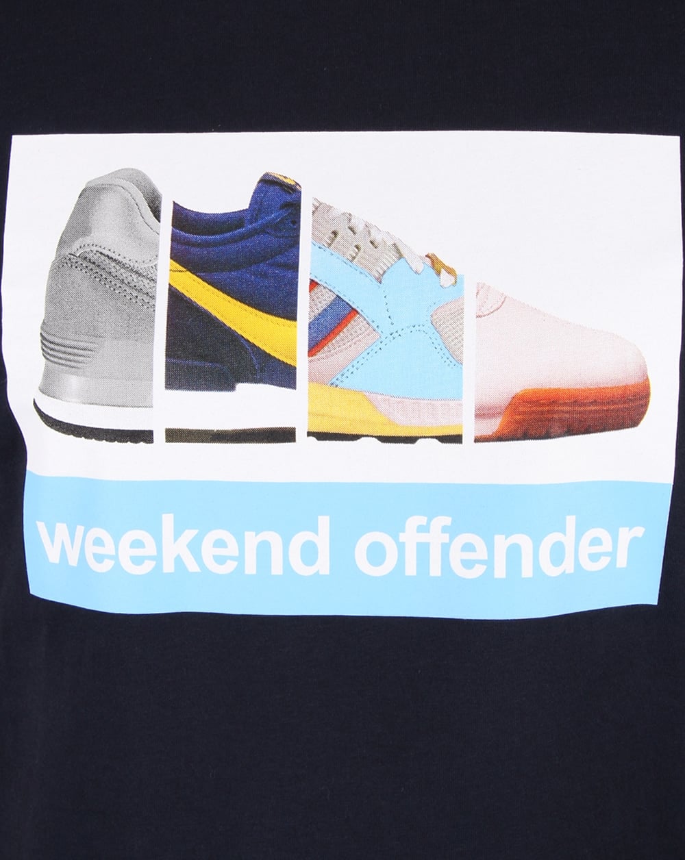 Weekend Offender Trainerspotting T-shirt Navy
