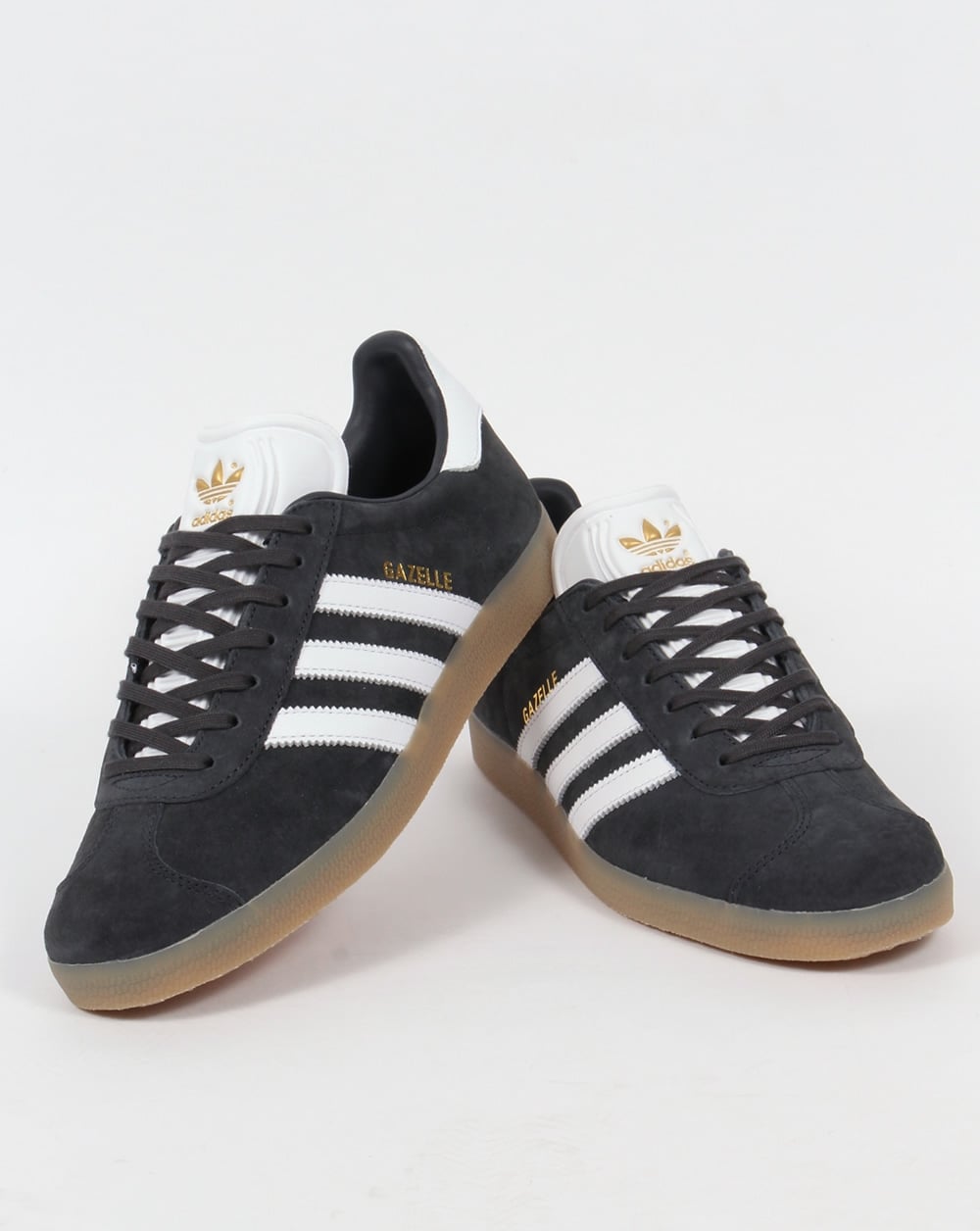Adidas Gazelle Trainers Night Grey/White/Gum