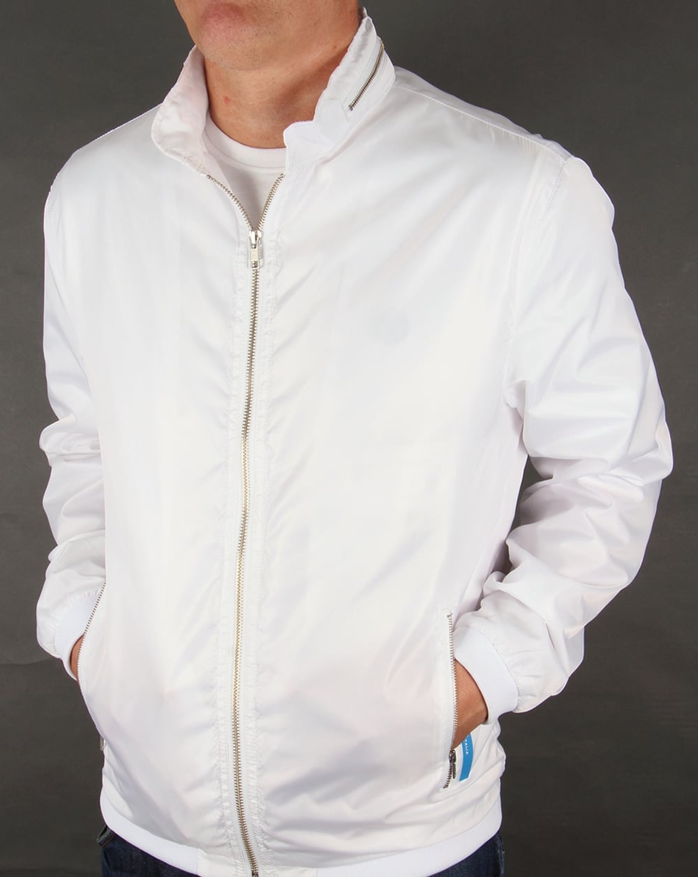 Ellesse Italia Apuan Bomber Jacket White