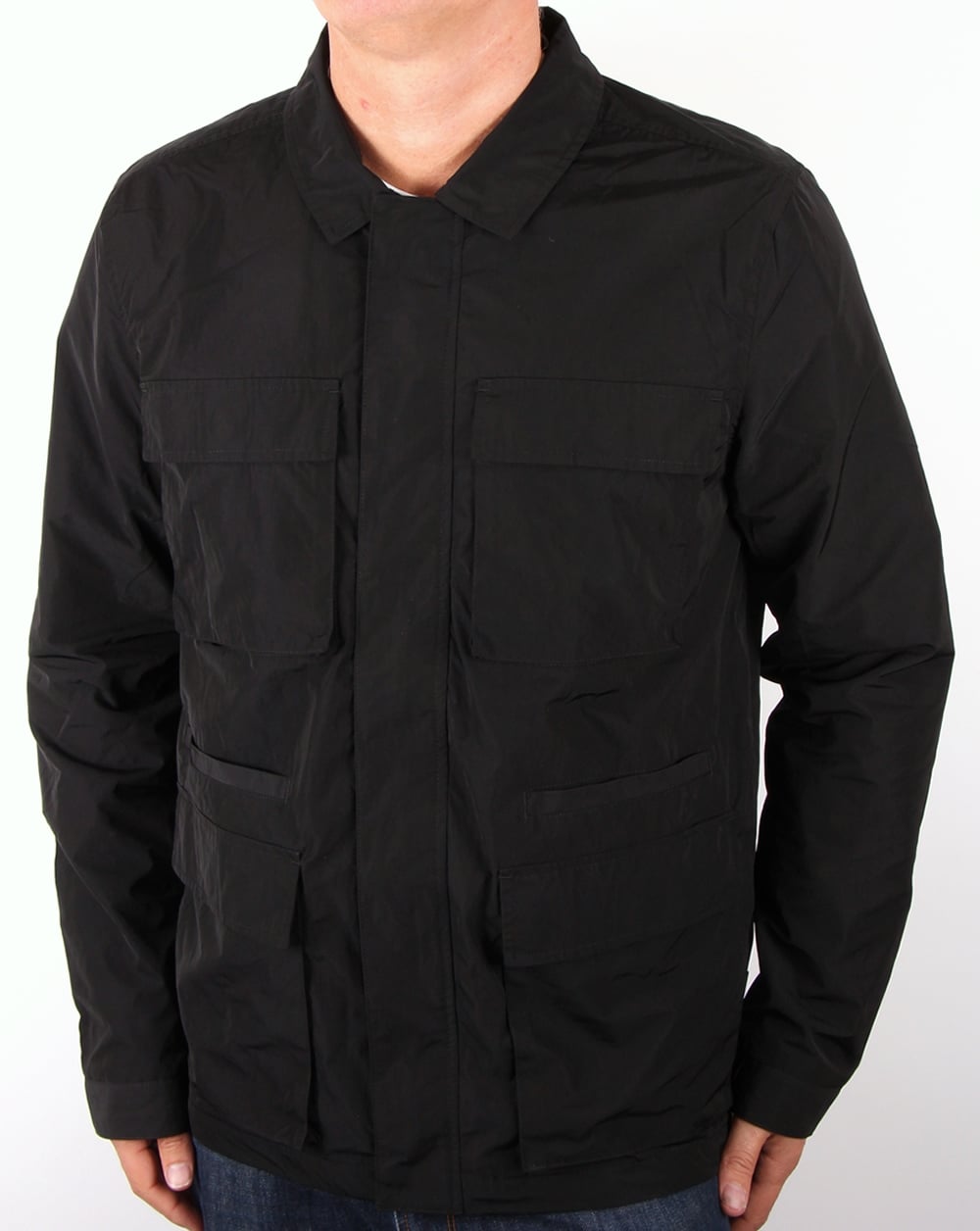 Bellfield Pogue Overshirt Jacket Black