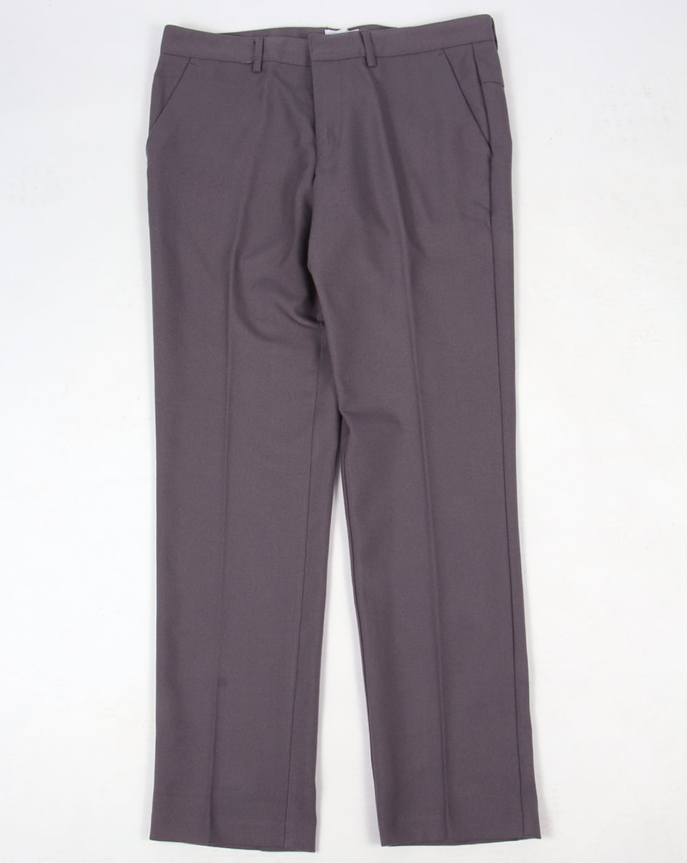 Farah 80s Classic Hopsack Trousers Slate Grey
